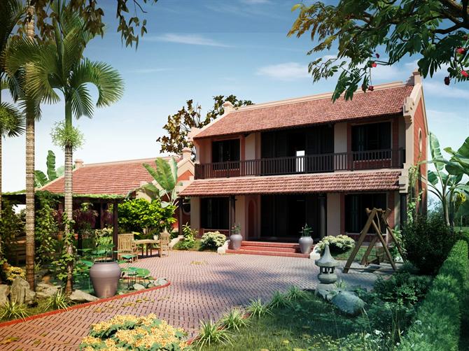 Thiết kế cảnh quan phong cách Việt