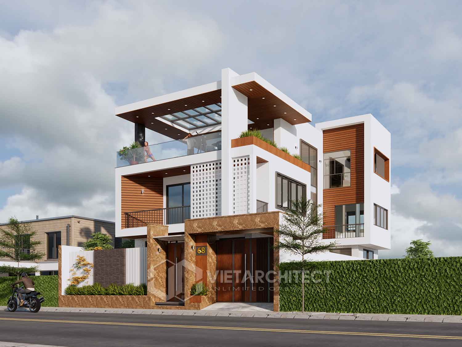 giá thiết kế kiến trúc biệt thự hiện đại