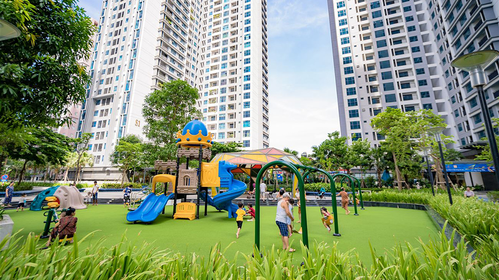 Bố trí khu vui chơi trong cảnh quan công viên