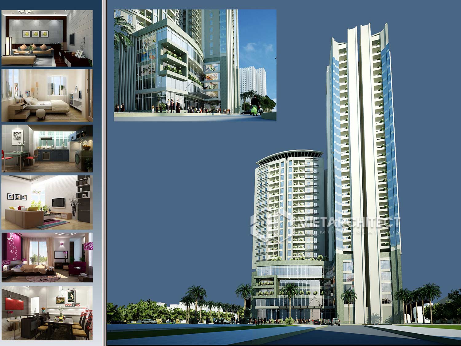 thiết kế chung cư cao cấp green life