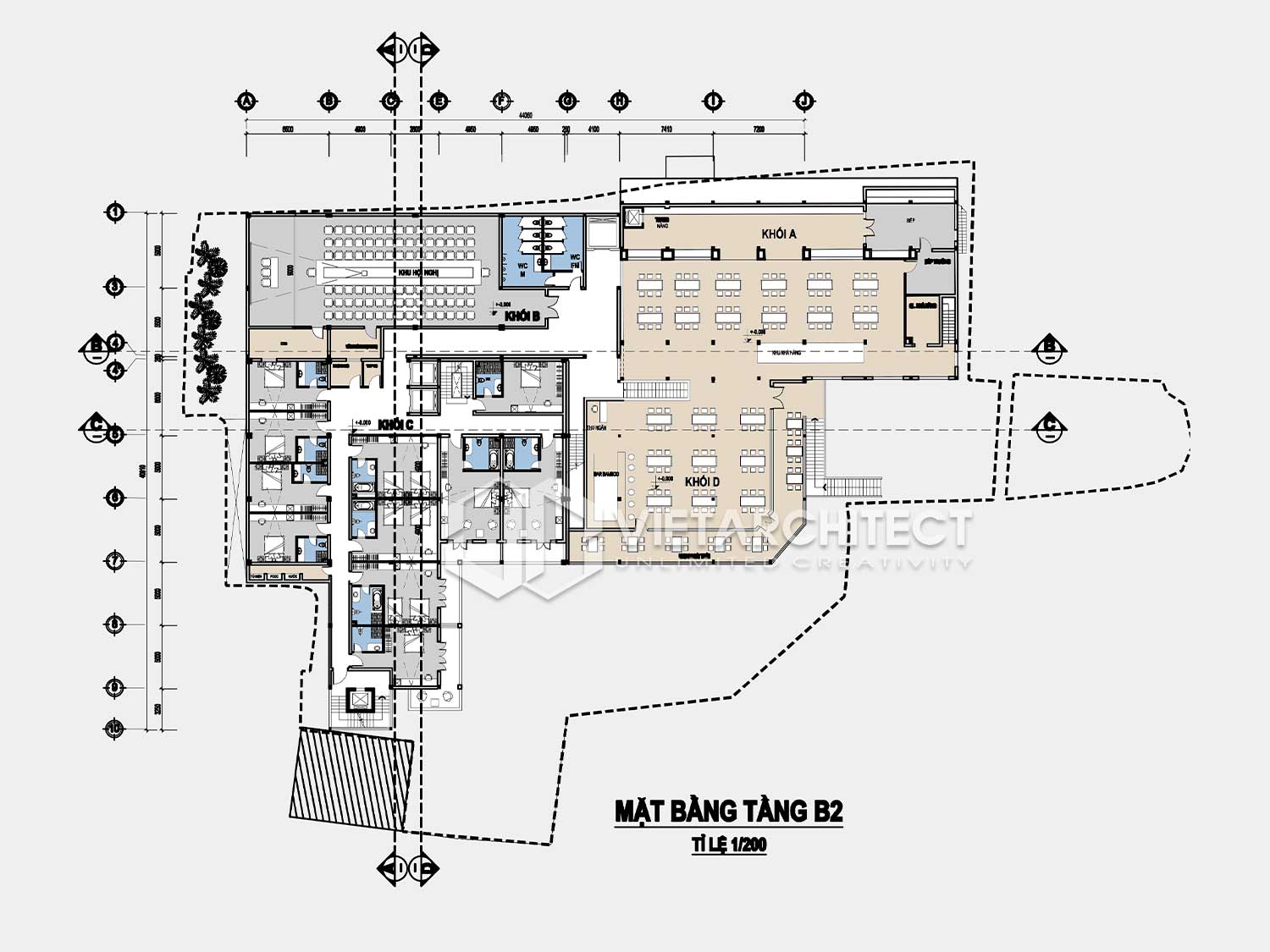 Thiết kế khách sạn bamboo sapa tầng b2