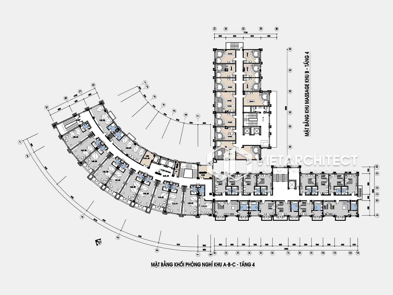 thiết kế khách sạn lào cai star tầng 4
