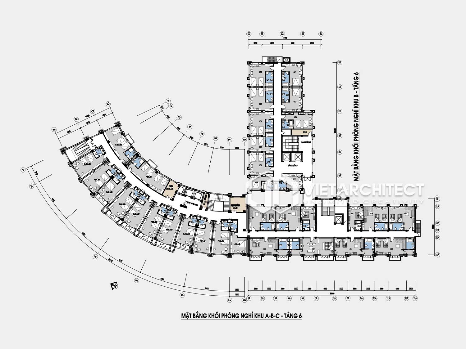 thiết kế khách sạn lào cai star tầng 6