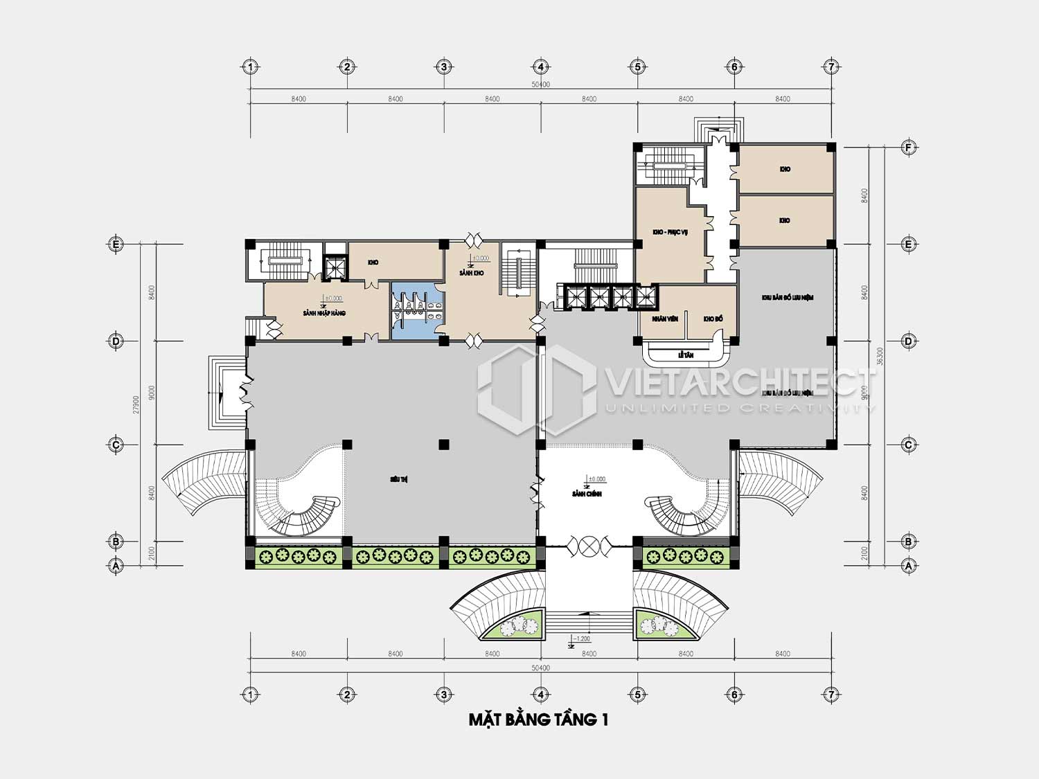 thiết kế khách sạn san hô đỏ tầng 1
