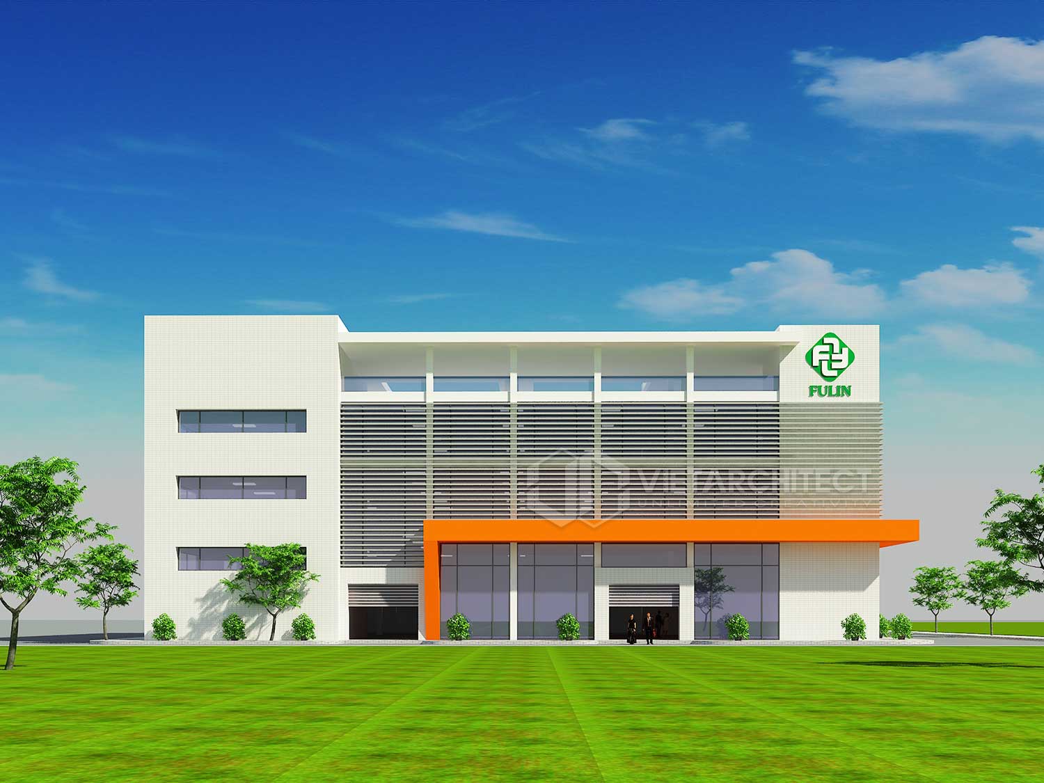 thiết kế nhà xưởng ngoại thất công trình