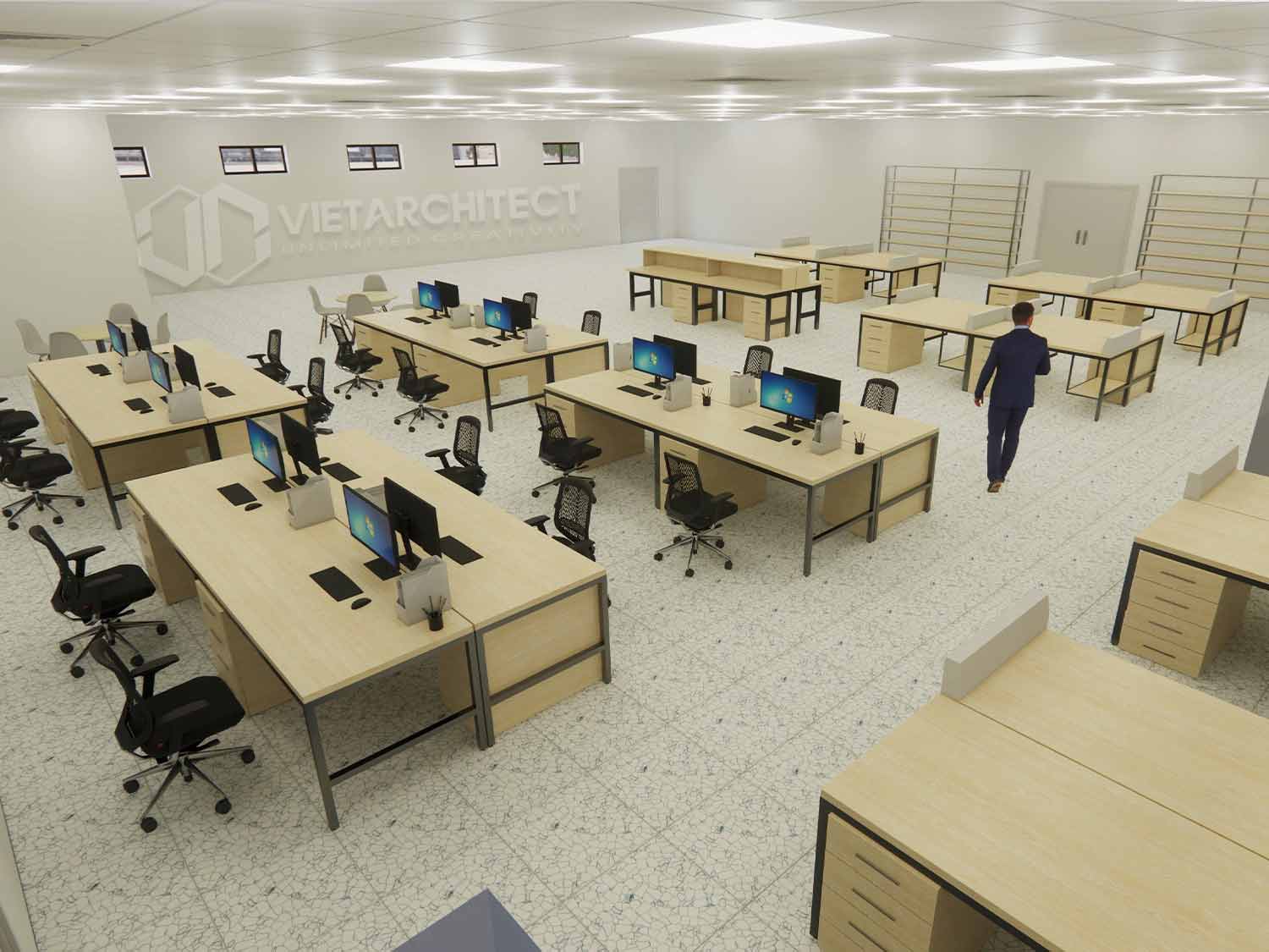 thiết kế phòng thí nghiệm nội thất phòng làm việc