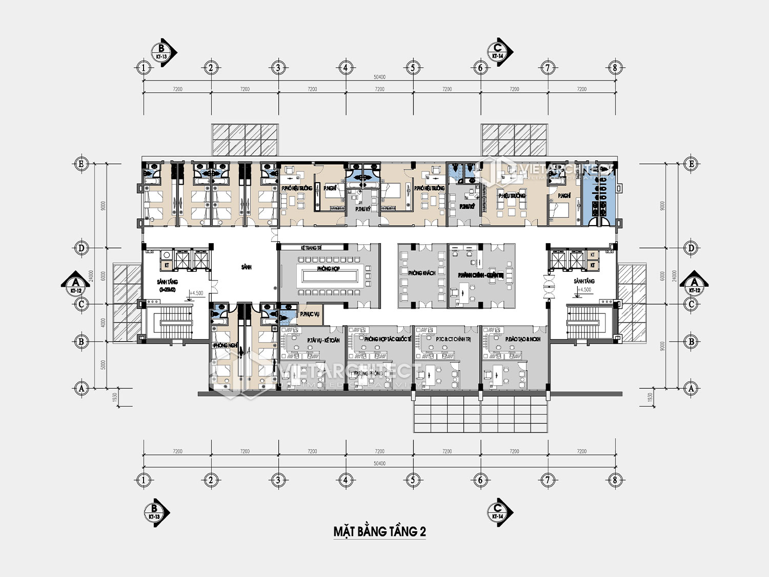 thiết kế trường đại học tầng 2
